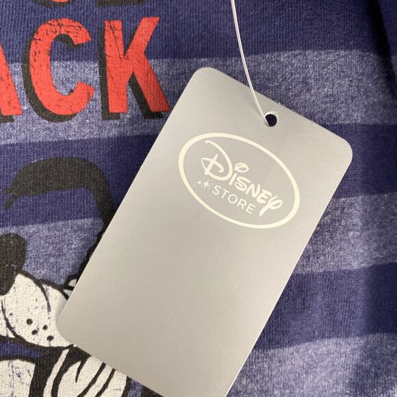 NWT Disney Store Size Medium Blue Striped Short Sleeve Tee The Mouse Pack - Picture 6 of 6